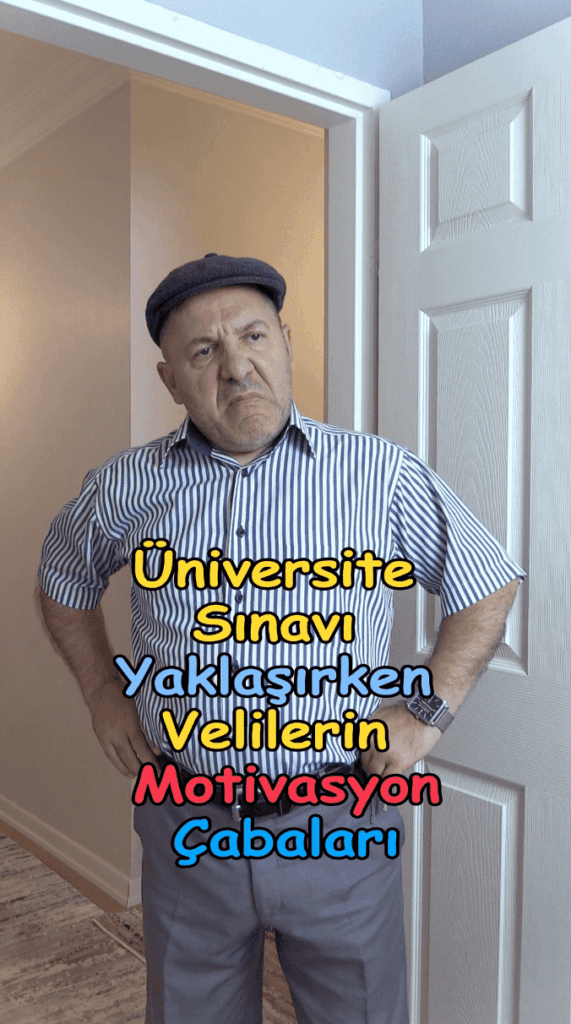 Turkish voice over talent Selcuk Birdal playing dad in viral comedy reel